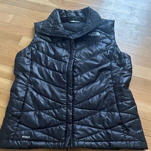The North Face Women's Shiny Black Quilted Vest